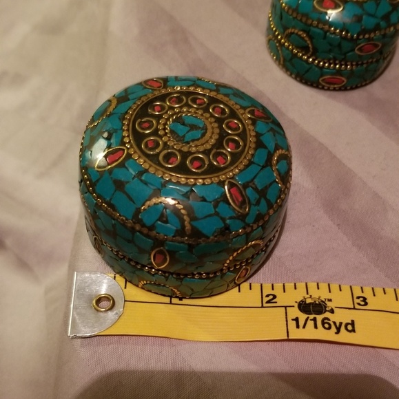 Tibetan Turquoise jewelry boxes